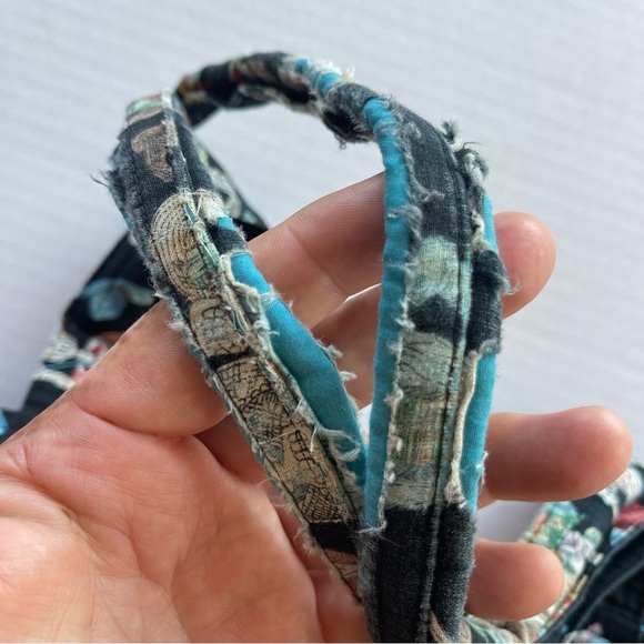 Black Tote Bag with Colorful Skeleton Design - Picture 4 of 10